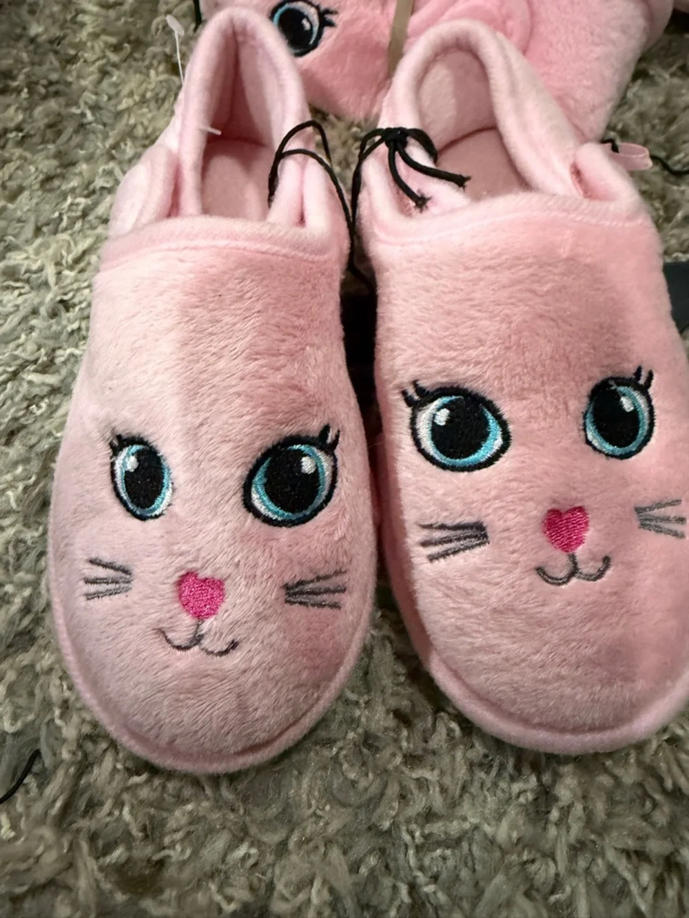 Wonder Nation Toddler Pink Slipper LARGE 9/10
